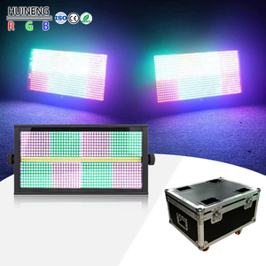 ไฟแฟลช LED 8 + 8เซกเมนต์, ไฟแบล็คไลท์ควบคุมแบบ DMX แสงไฟอะตอมไฟแฟลชสำหรับเวทีและดีเจ - Product Image 1