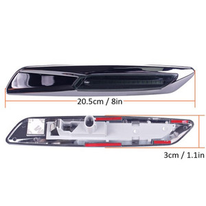 Sarı sıralı Led yan işaretleyici dönüş sinyal ışıkları BMW E90 E46 için E91 E92 E93 E60 E82 X3 X1 dinamik sinyalleri gösterge lambası - Product Image 4