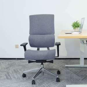 X6 Moderner ergonomischer Bürostuhl Computer Gaming Sessel mit Mesh Swivel Aluminium Lift verstellbarem Stoff für Führungs kräfte - Product Image 6