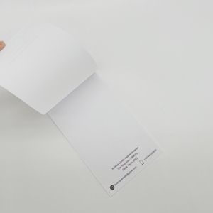 Bloc de notas de papelería blanco de 80GSM impreso personalizado, Bloc de notas superior con pegamento de papel compensado con logotipo, función de hojas sueltas - Product Image 6