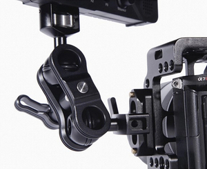 อุปกรณ์เสริมสำหรับกล้องมัลติฟังก์ชั่หัวบอลกล้อง Rig ตัวยึดจอแสดงผล LED ยึดแขนวิเศษแข็งแรง - Product Image 4