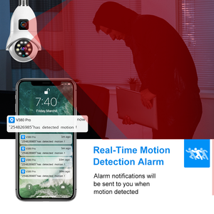 4mp כפול כיפה עדשה פנימית wifi p2p מצלמת נורת אור שקע oem מפעל דו-כיווני ראיית לילה פאן-tilt פונקציה cmos חיישן IP