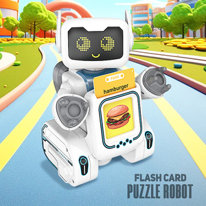 Yeni ürün erken eğitim çocuklar akıllı akıllı robotlar programlama uzaktan kumandalı Robot Flash kart ile
