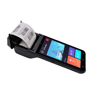 Lector de código de barras Z92, dispositivo de sistema POS, Android 8,0, deca-core, SDK libre, NFC, portátil, escáner de código QR con impresora térmica