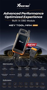 2024 el más nuevo Xhorse VVDI Key Tool Max Pro programador de llaves con MINI función de herramienta OBD compatible con CAN FD/voltaje y corriente de fuga