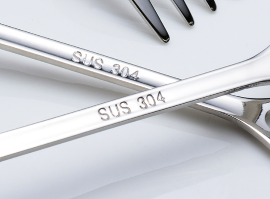 2021 new 304 stainless steel fork mini yogurt ice cream honey fruit salad dessert fork spoon set
