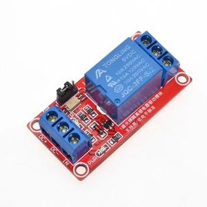 Optocouplerサポート高および低レベルトリガー付き1チャンネル5Vリレーモジュールボードシールド - Product Image 1