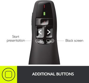 Presentatore Wireless puntatore Laser rosso presentazione PPT 2.4GHz RF Wireless Laser page turning pen Mouse telecomando USB - Product Image 5