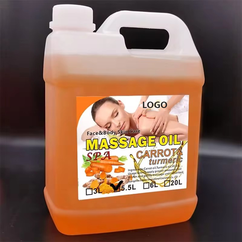 huile de carotte et de curcuma