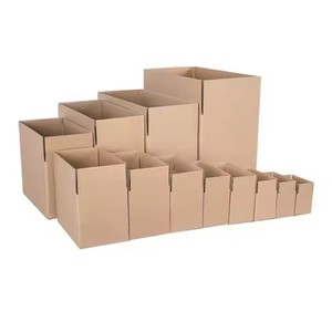 定制标志印刷回收瓦楞纸板纸箱重型纸板包装运输箱 - Product Image 1