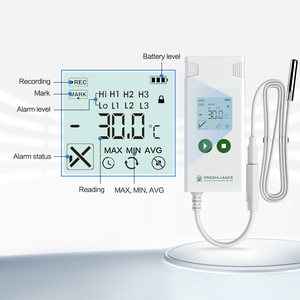 Atlas Log-30 Pantalla digital Registrador de datos de temperatura Control USB para refrigerador con sonda de temperatura