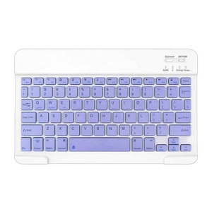 Teclado inalámbrico portátil a buen precio, combinación de teclado y ratón coloridos para iPad, PC, tableta, teléfono portátil - Product Image 5