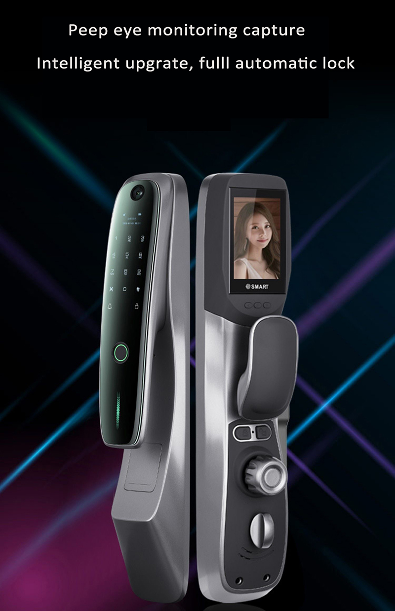 Digital Home Door Lock S918max Lock Password Card Biometric Smart Life Fingerprint Tuya App Wifi Lock