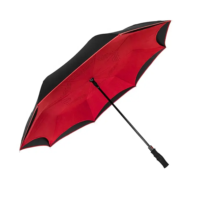 Paraguas de marcha atrás, plegable, automático, a prueba de viento, gran oferta