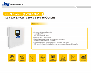 Solar Inverter Wake-up Function PV <strong>Input</strong> Support Multiple <strong>Output</strong> - Product Image 2