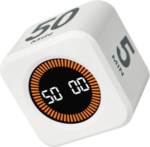 Smart Pomodoro Cube Timer Produktivität studie Visual Timer für Kinder Digital Kitchen Flip Timer