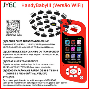 Jygc handybabyiii ชิปกุญแจรถ, ชิปสำหรับเครื่องถ่ายเอกสารออโต้โปรแกรมเมอร์กุญแจ Baby3สะดวก96bit 48ฟังก์ชันสำหรับ4D/46/47/48 /g/king - Product Image 6