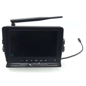 Cámara de respaldo inalámbrica para automóvil con energía solar con monitor IPS de 7 pulgadas Sistema de monitoreo de vehículos Magnético - Product Image 2