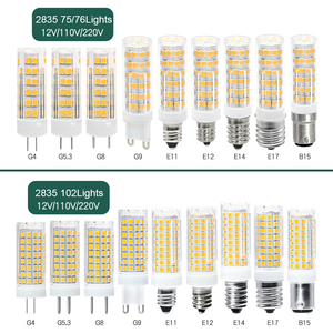 Small <strong>LED</strong> Bulb G4 <strong>G9</strong> E12 E14 Light Bulb AC 110V 220V 2W 3W Ceramic <strong>LED</strong> Bulb - Product Image 5