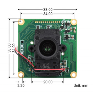 IR-CUT камера IMX462 2 Мп, датчик Starlight на борту, с фиксированным фокусом, Raspberry Pi, промышленный модуль, робот, распознавание лица, UAV - Product Image 4