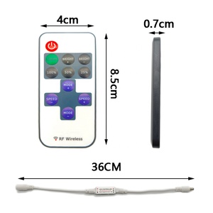 Mini 5-24V Wireless LED Dimmer Controller Für einfarbige Light Strip LED Fernbedienung 12V - Product Image 2