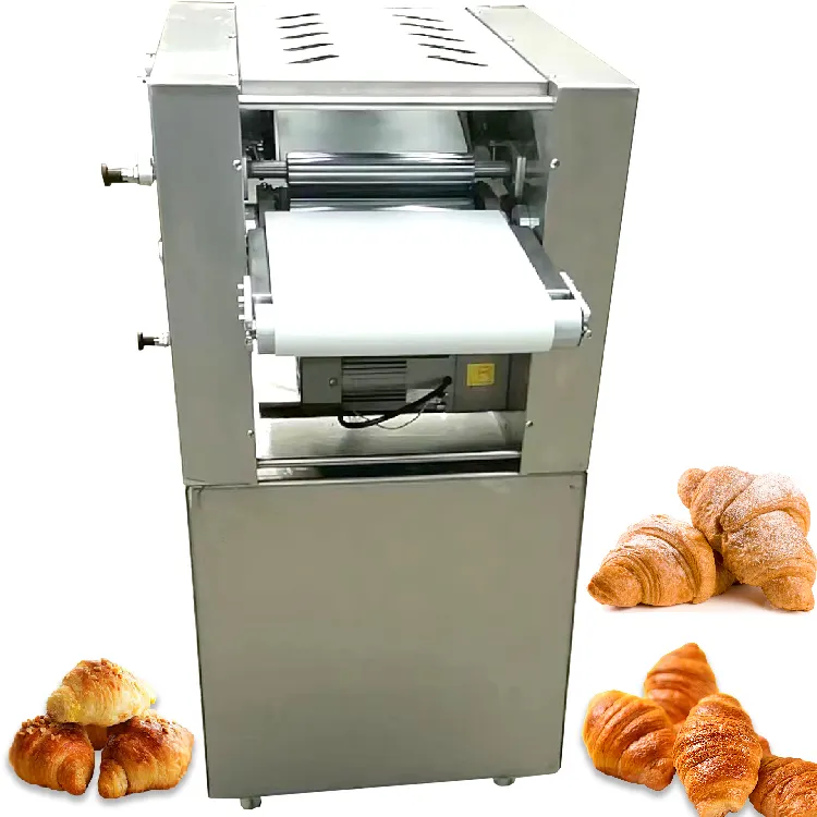 Croissant que forma la máquina mantequilla croissant rodillo que hace la máquina pequeño precio
