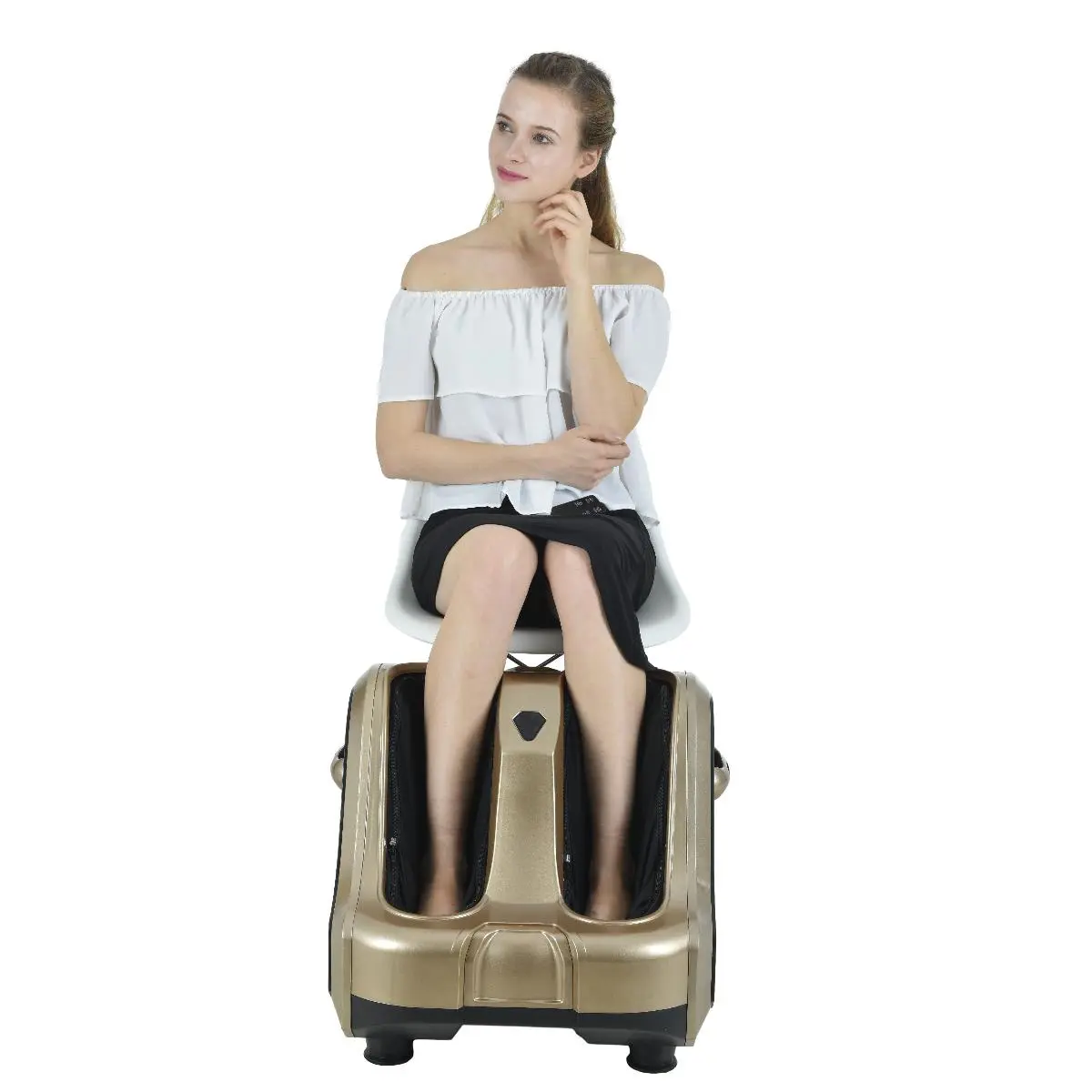Machine de Massage de soins de santé professionnels Circulation sanguine jambe esthéticienne libération de Stress masseur de pieds électrique