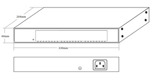 高品质ネットワークスイッチ24ポートGigabit Ethernet Switch for Security Monitoring - Product Image 5