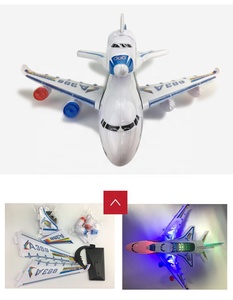 电动万能双层飞机模型飞机，带彩色3d灯显示 - Product Image 4