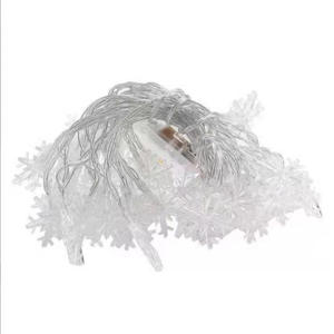 3M Battery-powered <strong>LED</strong> <strong>String</strong> Lights Modern <strong>Snowflake</strong> Fairy Festoon Garland Christmas Decorations Plastic Christmas