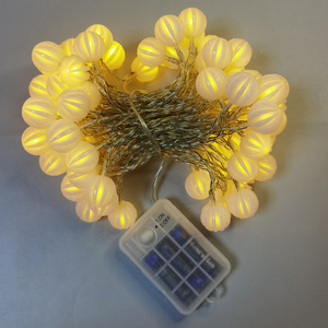 ソーラーLEDライトストリング10mプラスチックバブルボールランタン小型屋外キャンプ中庭装飾雰囲気ライト - Product Image 3
