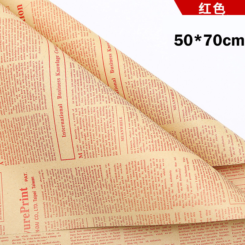 Periódico inglés rojo