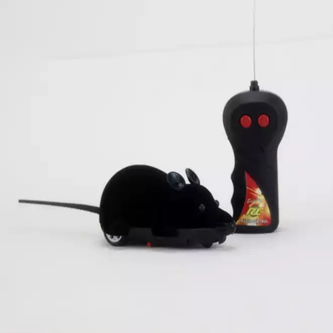 ワイヤレスリモコン電子ラットマウスマウス形猫インタラクティブペットおもちゃ