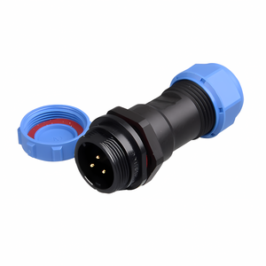 M16 Outdoor Power Plug LED Driver 10A controlador solar de cobre solda montagem baioneta 2 pinos acoplamento IP68 baixo macho/fêmea - Product Image 5