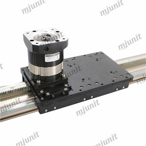 Guía lineal deslizante ancho de doble riel CNC precisión móvil mesa de trabajo lineal Módulo de cremallera de engranajes de alta resistencia - Product Image 1