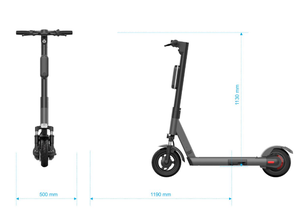 Fabrika fiyat 10 inç QR kodu akıllı kilidini e-scooter 4G L binmek payı elektrikli Scooter ile 500W Motor ön fren iki tekerlek - Product Image 5