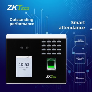 Для ZK XFace100 все-в-одном устройство контроля доступа динамического распознавания лиц отпечатков пальцев и перфокарты TCP связи - Product Image 3