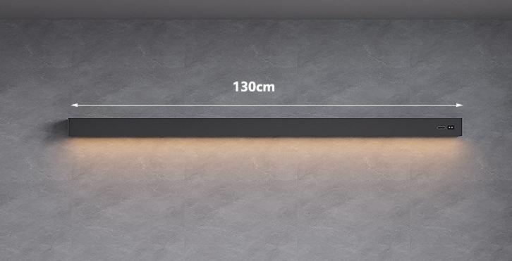 Storage rack 130cm rod with light