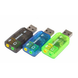 Mini Portable <strong>USB</strong> 2.0 3D Virtual 5.1 Soundtrack Sound <strong>Card</strong> External 2CH Speakers Microphone Earphone Interface for PC Computer - Product Image 3
