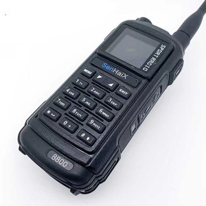Mới nhất xách tay hai cách Walkie Talkie senhaix 8800 5 Wát đôi ban nhạc UHF VHF ham đài phát thanh với lập trình trên điện thoại - Product Image 5