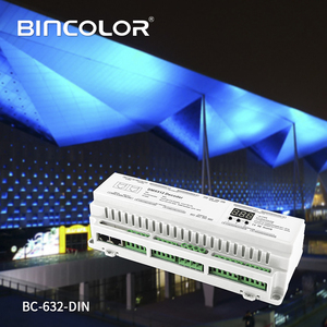 BC-632-DIN Controller Led all'ingrosso su guida Din 32 canali 96A RGBW DMX 512 Controller Decoder Led - Product Image 4