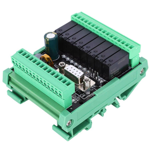 Placa de Control Industrial PLC con salida de relé de terminal enchufable de carcasa DC24V, contador de alta velocidad analógico 2AD 0-10V, 2 unidades - Product Image 3
