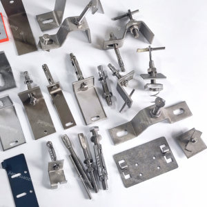 Sistema di fissaggio del rivestimento in pietra in acciaio inossidabile staffa di supporto in metallo ad angolo di marmo - Product Image 1