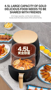 Electric Digital Hot Air Fryer, Oil-Less Healthy Cooker, <strong>Timer</strong> <strong>Temperature</strong> <strong>Controls</strong> 4.5L Quick Talking air Fryer - Product Image 3