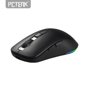 Ergonomic Recharge 600mAh Programable Mouse 2.4g Dual Wireless Wired DPI Led Rgb Optical Driver Gaming anpassen Software Mice