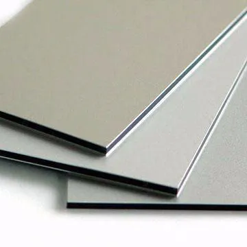 4mm Silber acp blatt NANO PVDF beschichtung aluminium-verbundplatte für gebäudehüllen