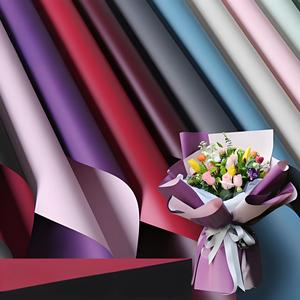 กระดาษห่อแบบกำหนดเองกระดาษบรรจุภัณฑ์ช่อดอกไม้กันน้ำ - Product Image 5