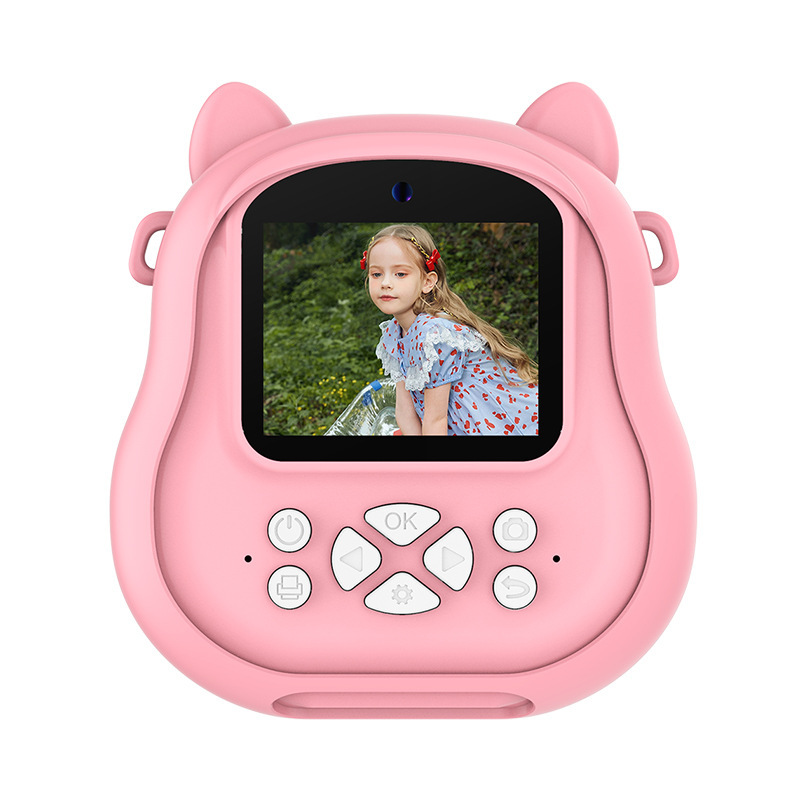 Pink Cat Instant Camera 32G Card Reader