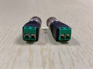易于使用的安全监控附件2针绿色端子同轴BNC连接器 - Product Image 3