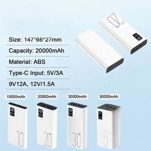 New Model Hot Sale Bidirectional Quick Charge QC3.0 PD22.5w 3 <strong>Output</strong> Double <strong>Input</strong> Super Fast Charge Power Bank 20000 Mah - Product Image 3